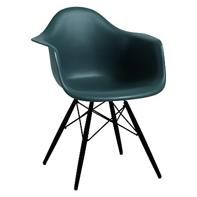 Vitra Eames DAW Armchair Ocean / Black Wood